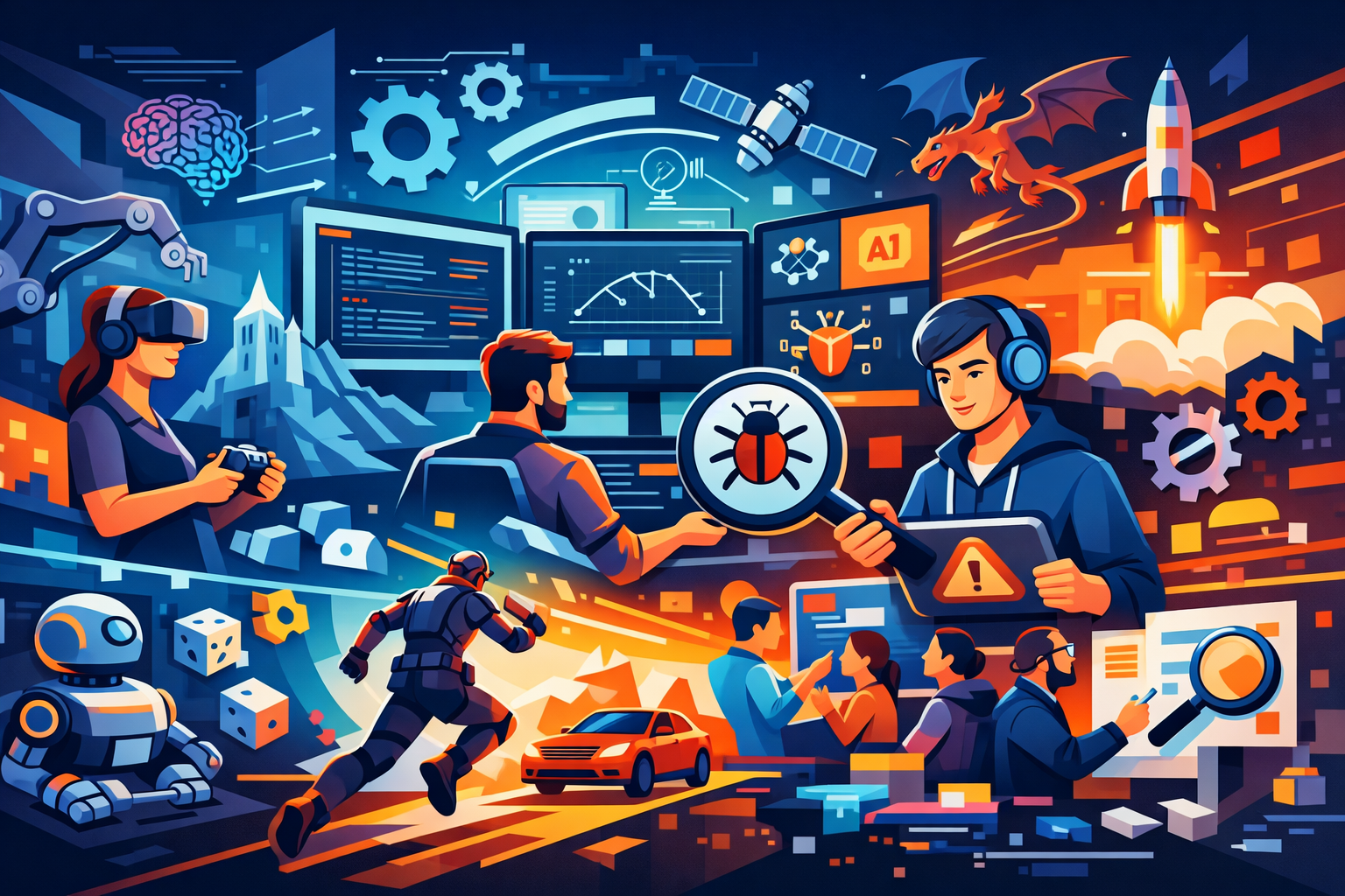 Sztuka wykrywania usterek: Wyzwania w zapewnianiu stabilności gier.